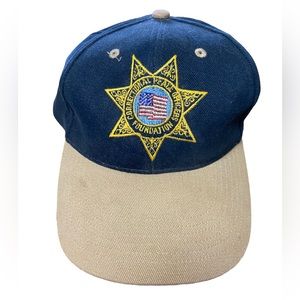 Correctional peace officers foundation RETIRED Two Tone Baseball Hat Strap Back